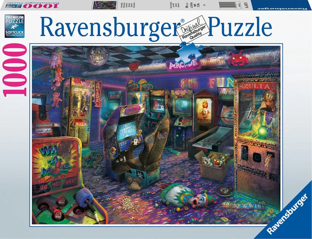 Ravensburger Vergeten Speelhal Legpuzzel 1000 Stuks