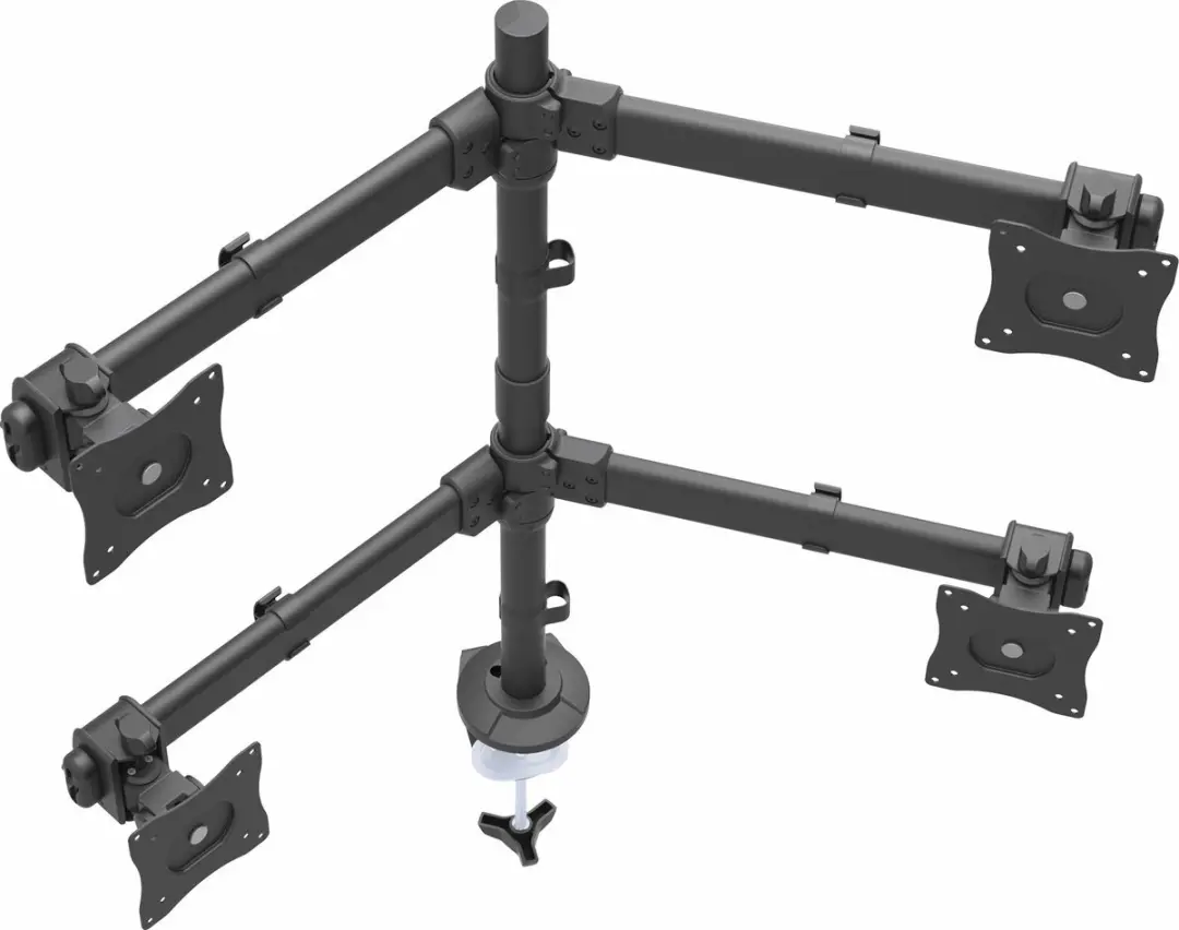 Startech ARMQUAD Quad Monitor Arm 27" - Zwart