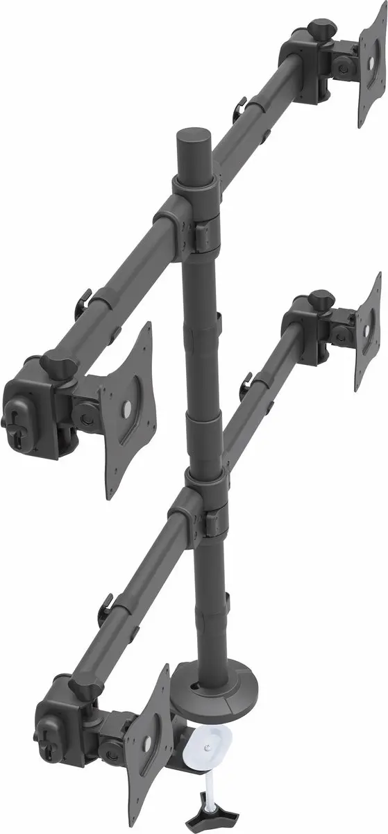 Startech ARMQUAD Quad Monitor Arm 27" - Zwart