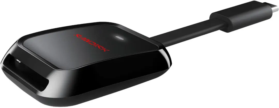 SanDisk QuickFlow SDDR-C751-GNANN Geheugenkaartlezer USB-C - Zwart
