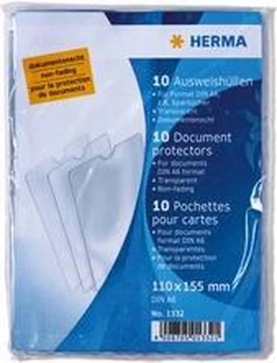 Herma ID-kaarthoes PP 63x90mm