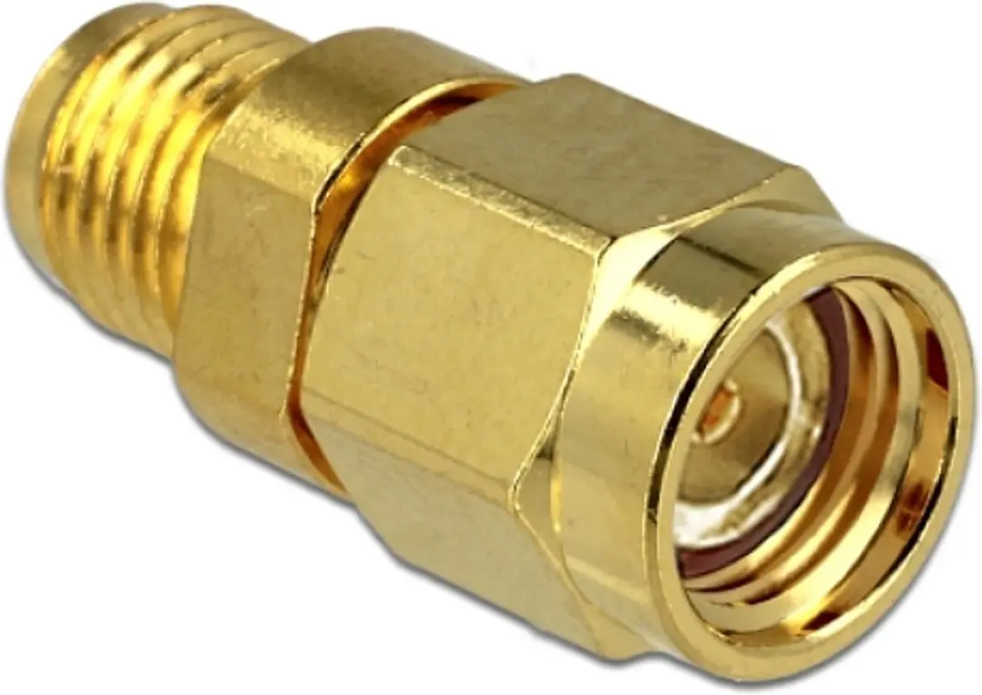 Nedis RP-SMA naar SMA Adapter 50 Ohm - Goud