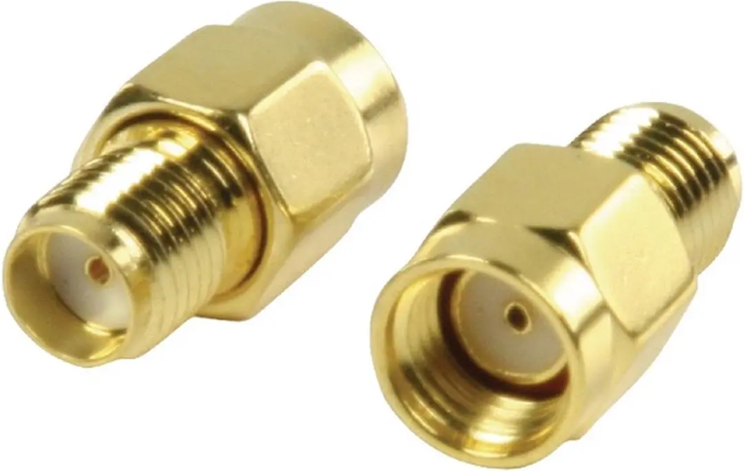 Nedis RP-SMA naar SMA Adapter 50 Ohm - Goud