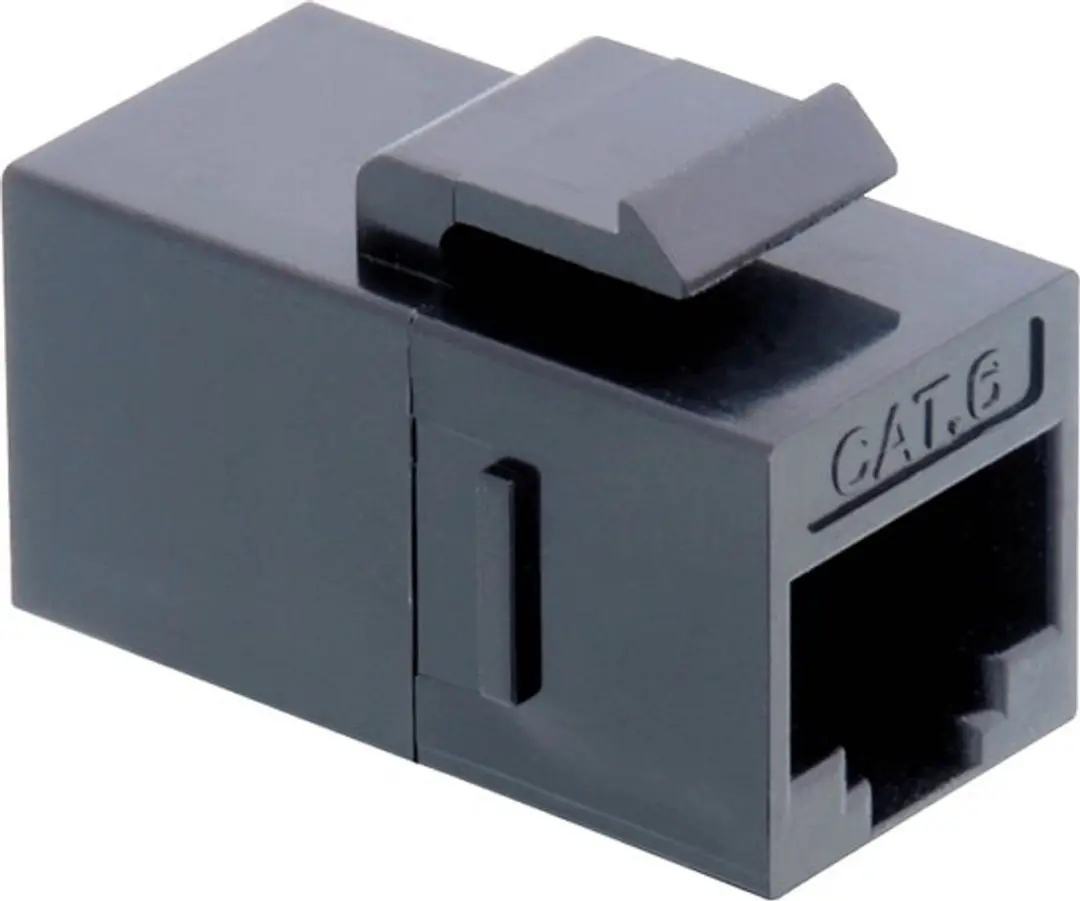 Logilink UTP CAT6 Keystone Module RJ45 - Zwart