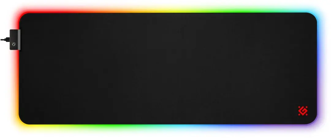 Defender ULTRA LIGHT Gaming Muismat 900x350mm - RGB - Zwart - afbeelding 4 van 6