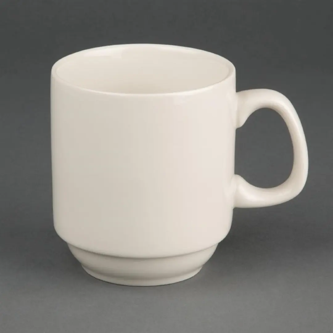 Olympia Ivory stapelbare mok 30 cl