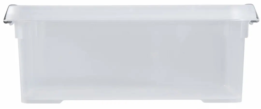 Curver Handy 12L Opbergbox - 40x29x15cm - Transparant/Zilver