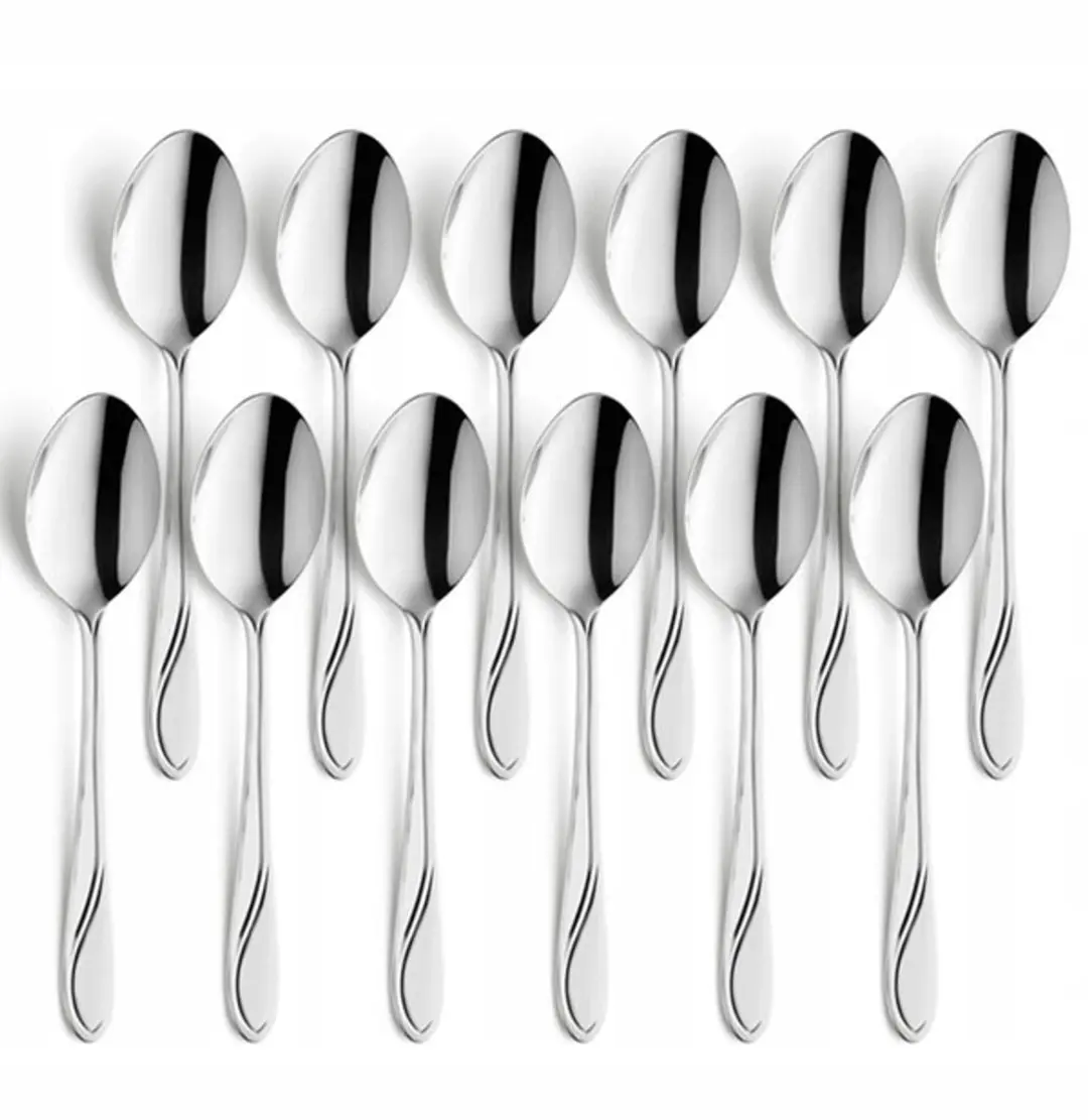 Amefa Whisper 12x Diner Lepels 19,4 cm Roestvrij Staal 18/0