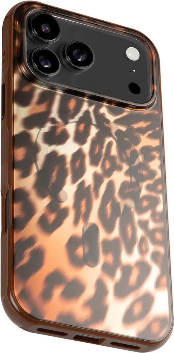 Laut Huex Wave Hoesje iPhone 18/17 Pro Max - Mocha Leopard - afbeelding 4 van 6