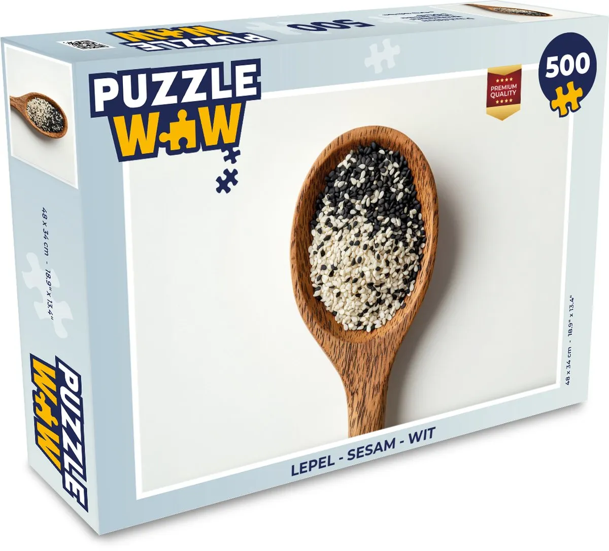 PuzzleWow Lepel Puzzel 500 Stuks