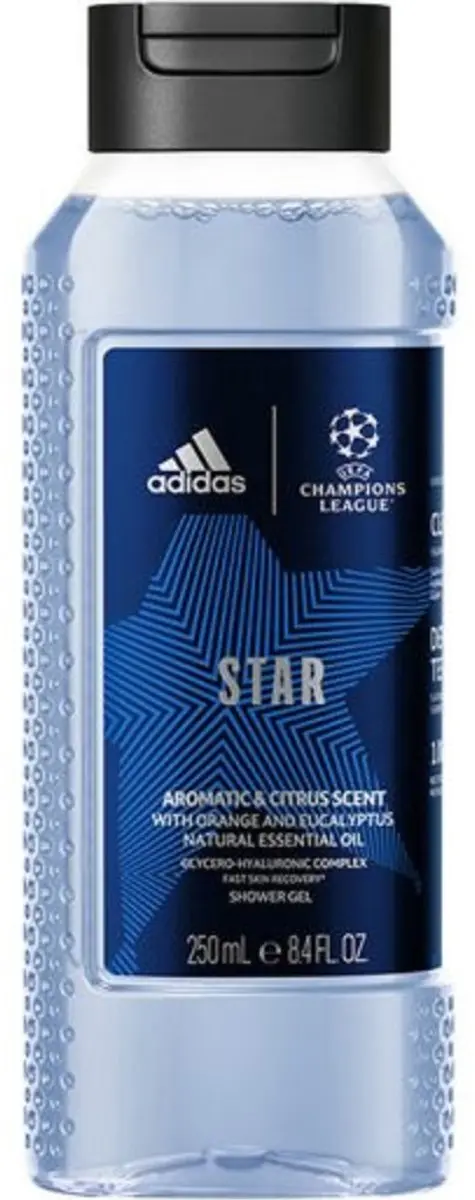 Adidas UEFA Star Edition Douchgel Vegan 250ml