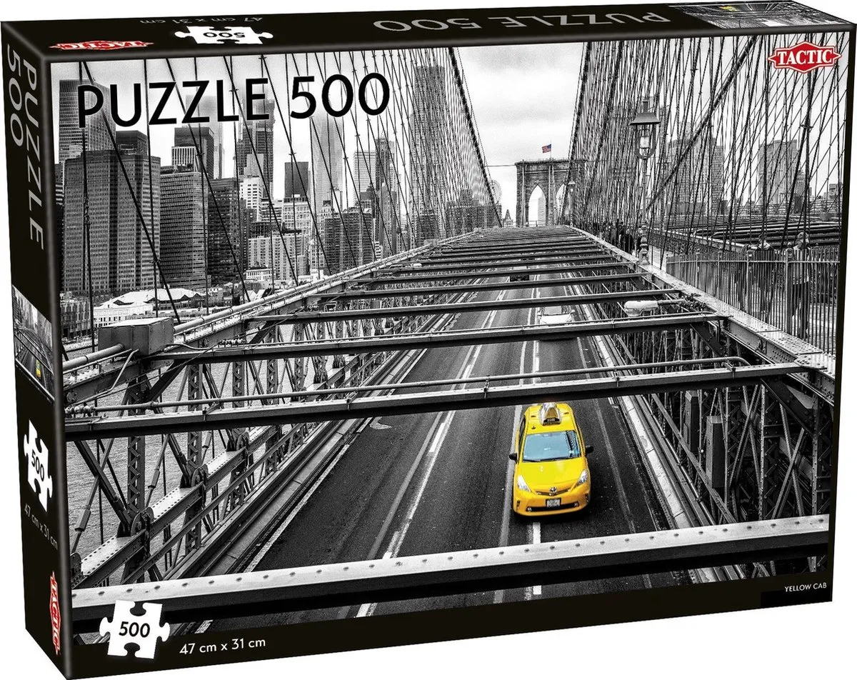 Tactic Yellow Cab Puzzel 500 Stuks