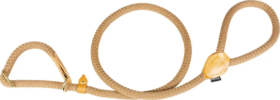 Duvo+ EXPLOR Forest Trainingslijn Nylon Taupe 170cm/8mm