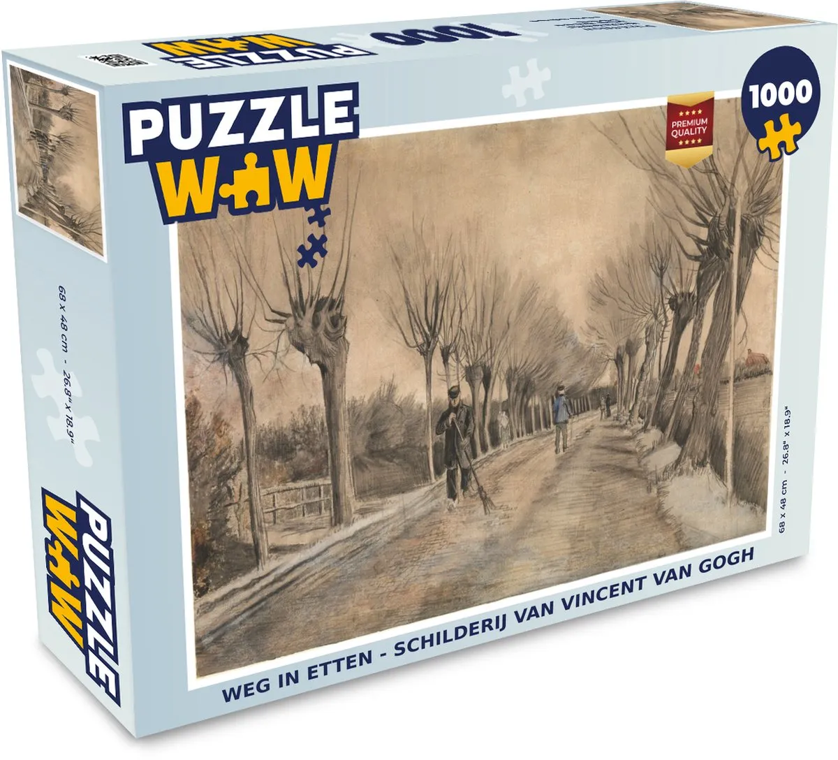 PuzzleWow Vincent van Gogh Weg in Etten Legpuzzel 1000 Stuks