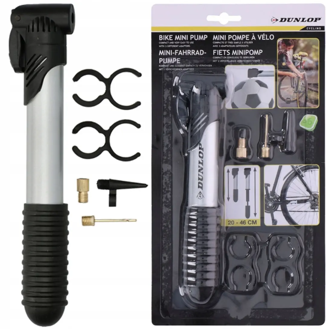 Dunlop Mini Fietspomp Aluminium 8 Bar