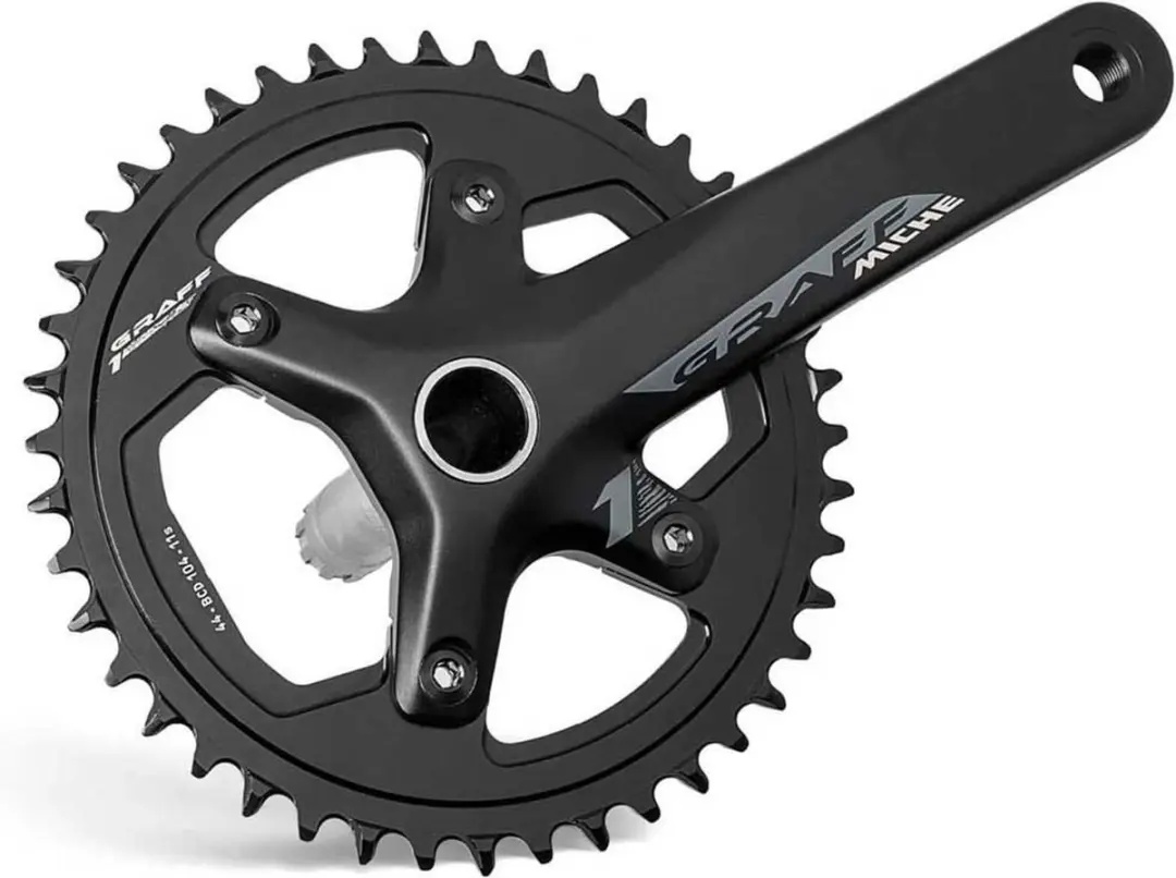 Miche Graff One Crankstel Zilver 172.5 mm / 38t