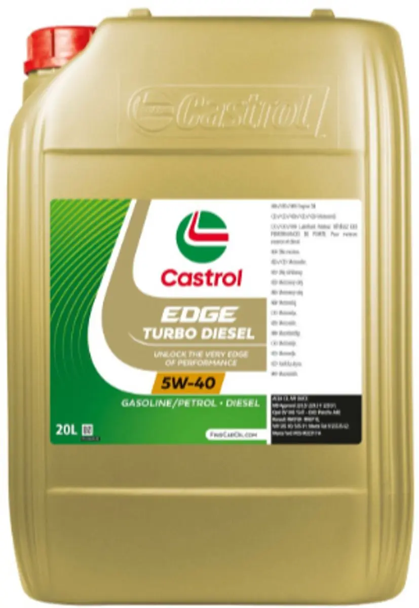 Castrol Edge Turbo Diesel 5W40 - 20L