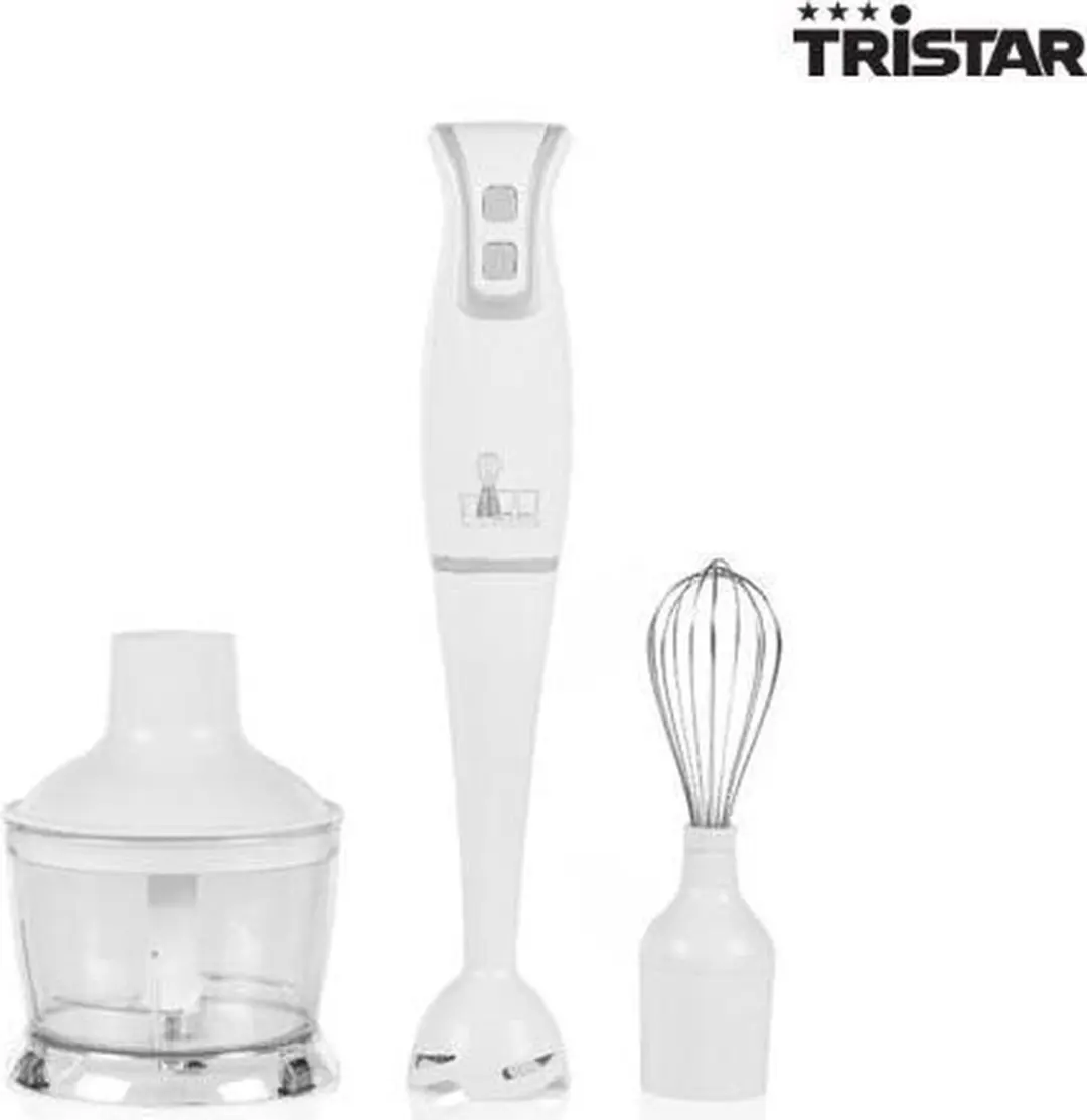Tristar Staafmixerset 4 delig Blender 250W 2 snelheden