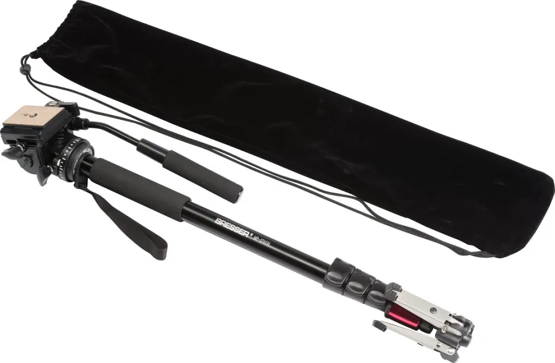 Bresser MP-274VH Traveler Mono Statief 175cm - Zwart