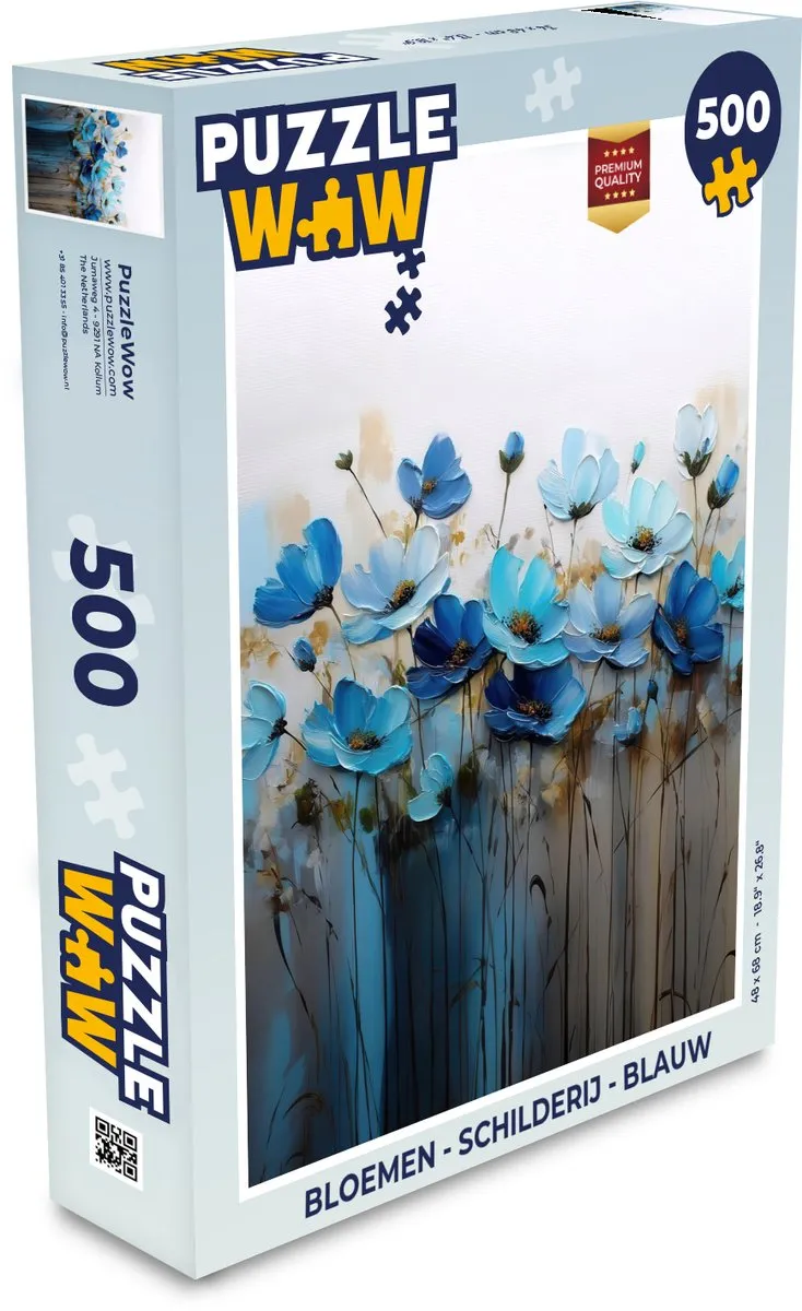 PuzzleWow Legpuzzel Bloemen 500 Stuks