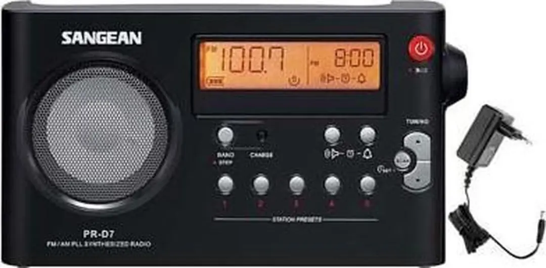 Sangean PR-D7 Draagbare Radio - Zwart