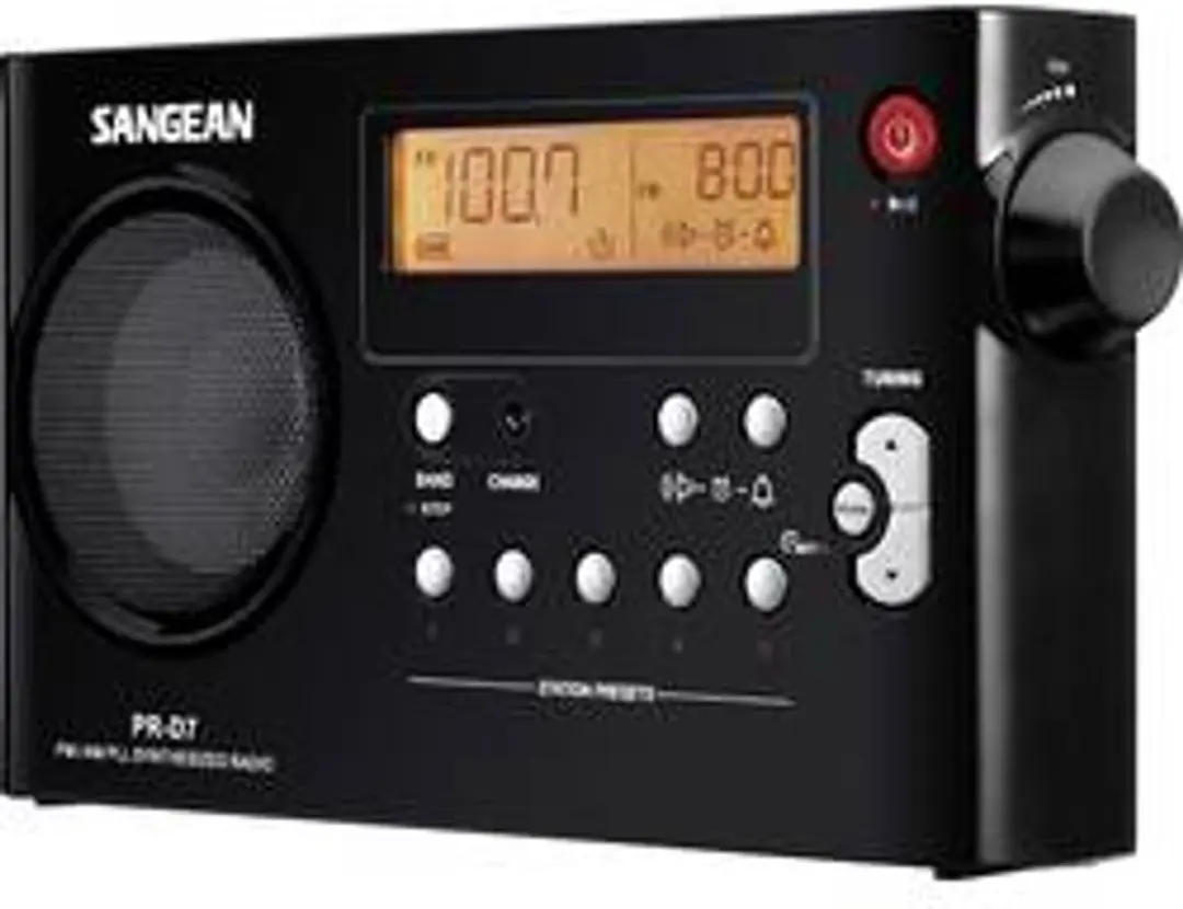 Sangean PR-D7 Draagbare Radio - Zwart - afbeelding 6 van 6