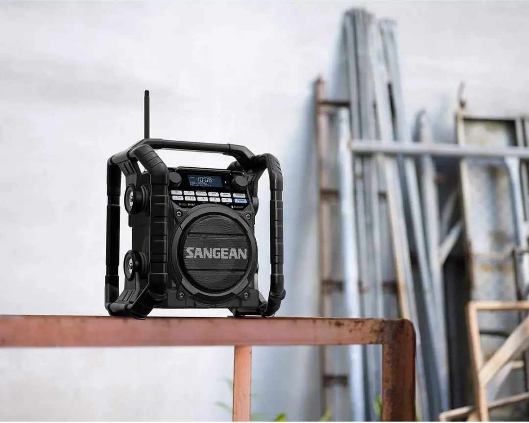 Sangean U-4 DBT+ Bouwradio - DAB+/FM/Bluetooth - Zwart - afbeelding 3 van 6