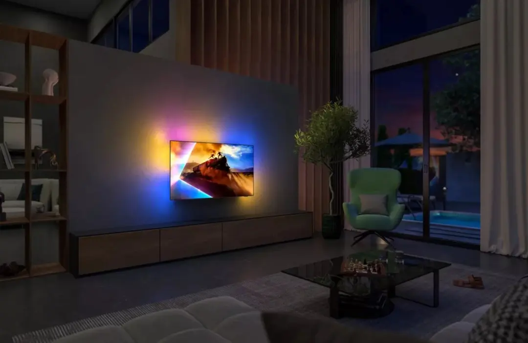 Philips Ambilight 55OLED801/12 55" 4K Smart TV - Zwart - afbeelding 4 van 6
