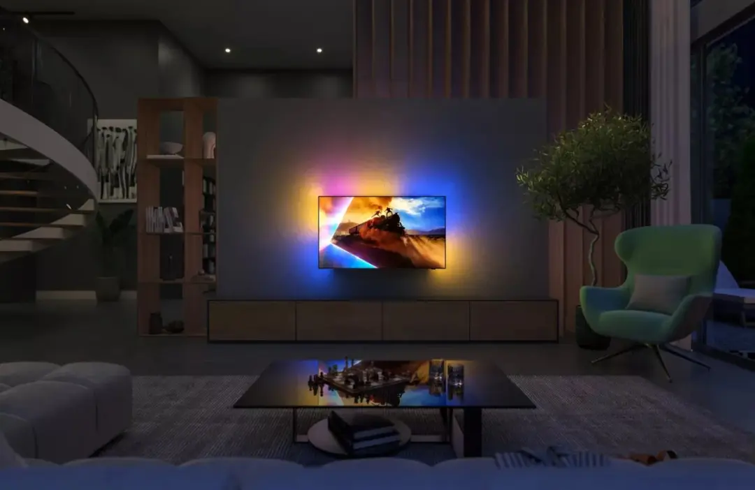 Philips Ambilight 55OLED801/12 55" 4K Smart TV - Zwart - afbeelding 5 van 6