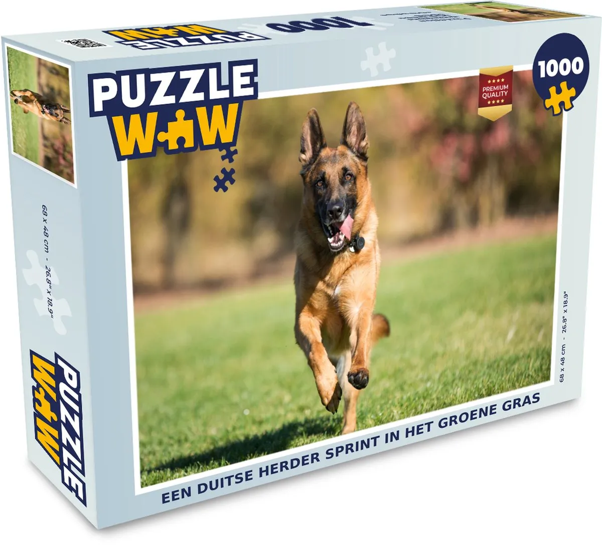 PuzzleWow Duitse Herder Legpuzzel 1000 Stuks