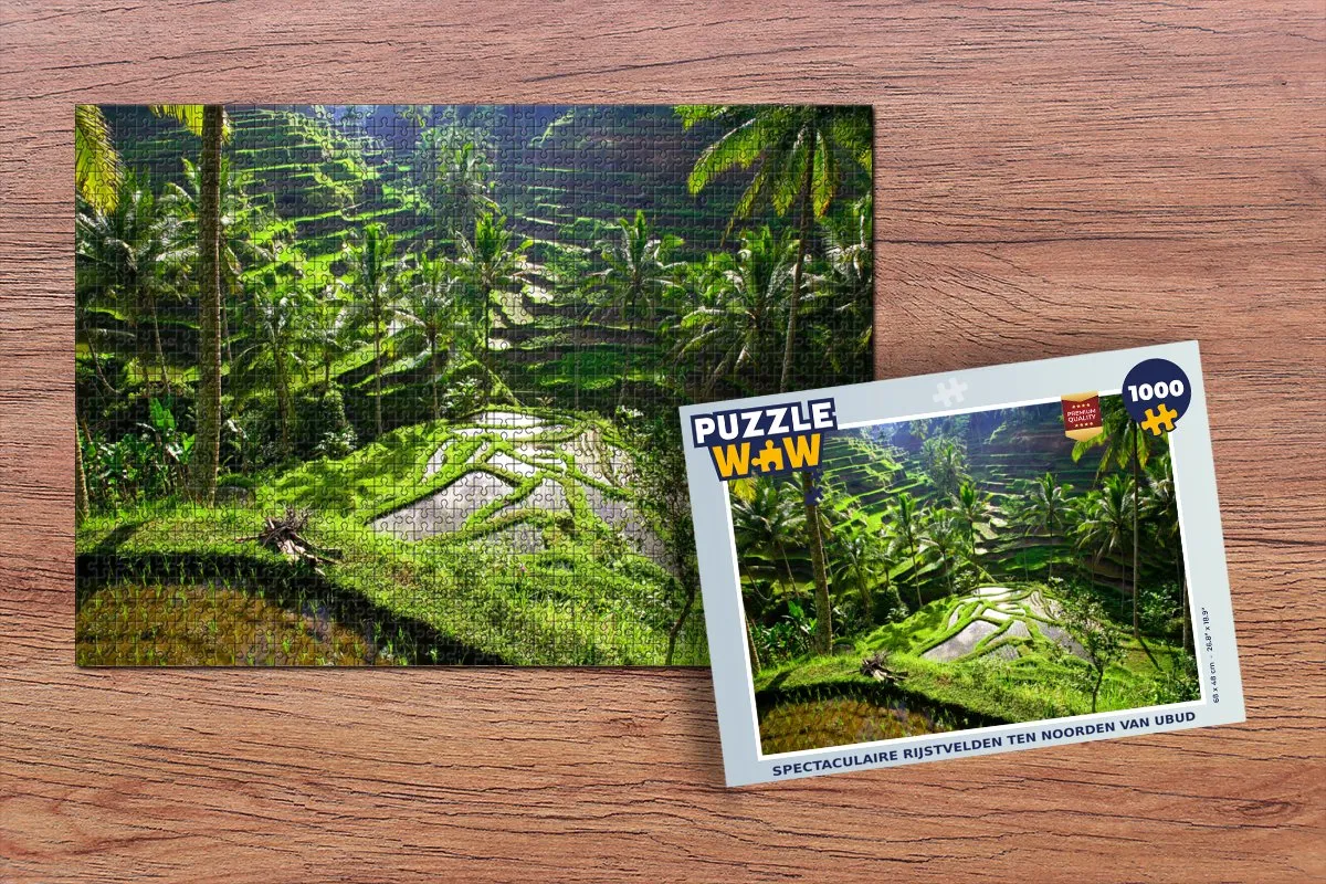 PuzzleWow Legpuzzel 1000 Stuks - Multicolor