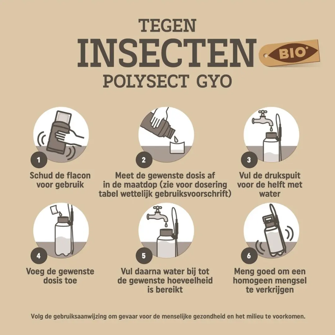 Pokon Bio Tegen Insecten Concentraat 225ml - Polysect GYO - afbeelding 3 van 6