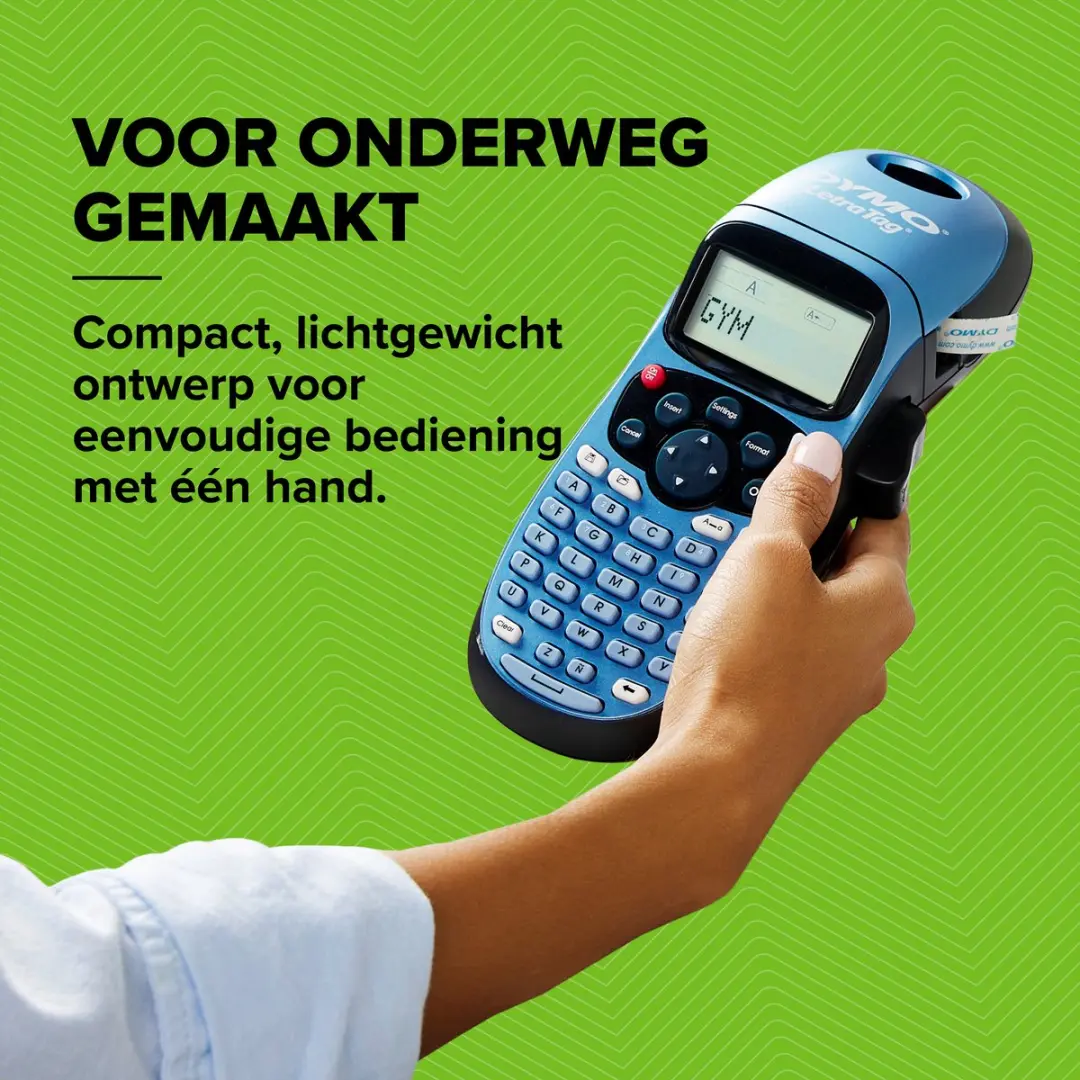 DYMO LetraTag LT-100H Labelprinter - Blauw