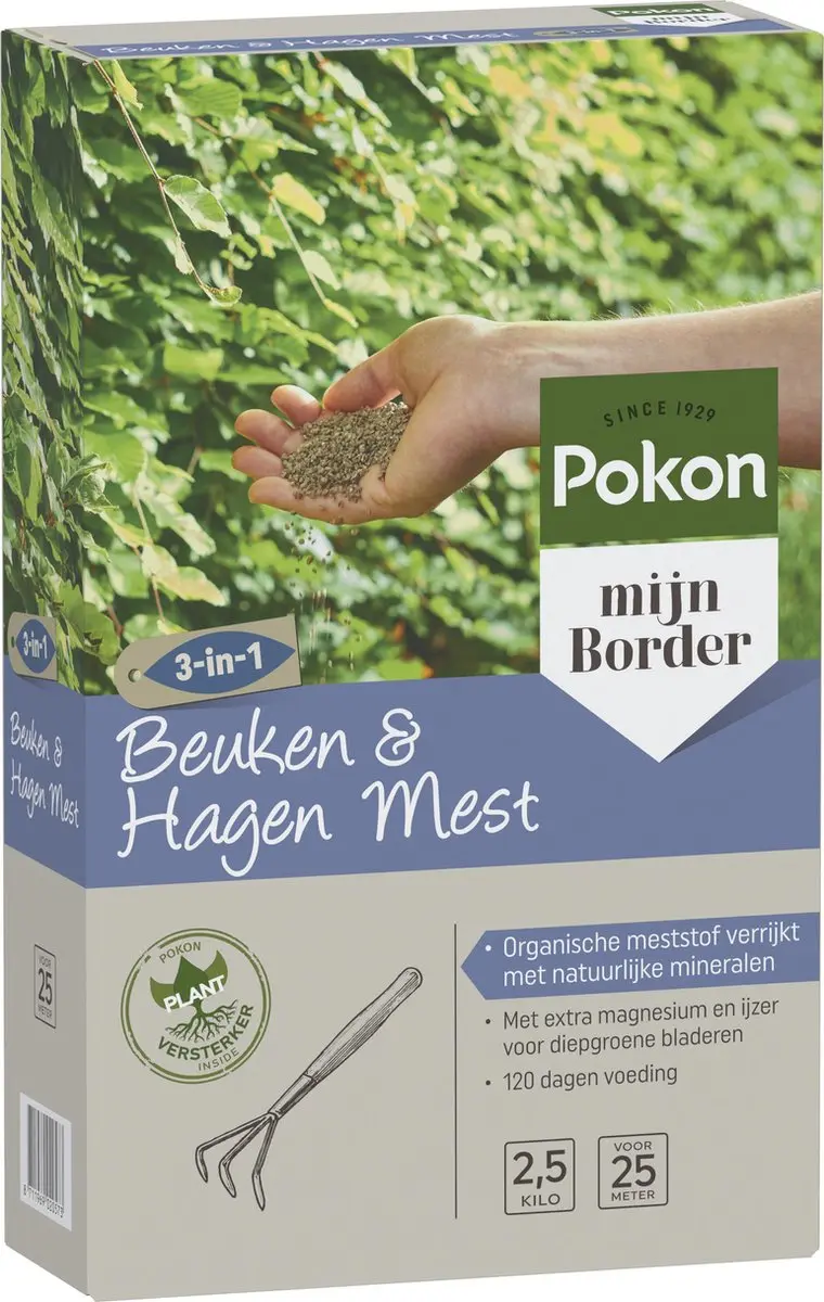 Pokon Beuken & Hagen Mest 2,5kg - 3-in-1 - afbeelding 2 van 6