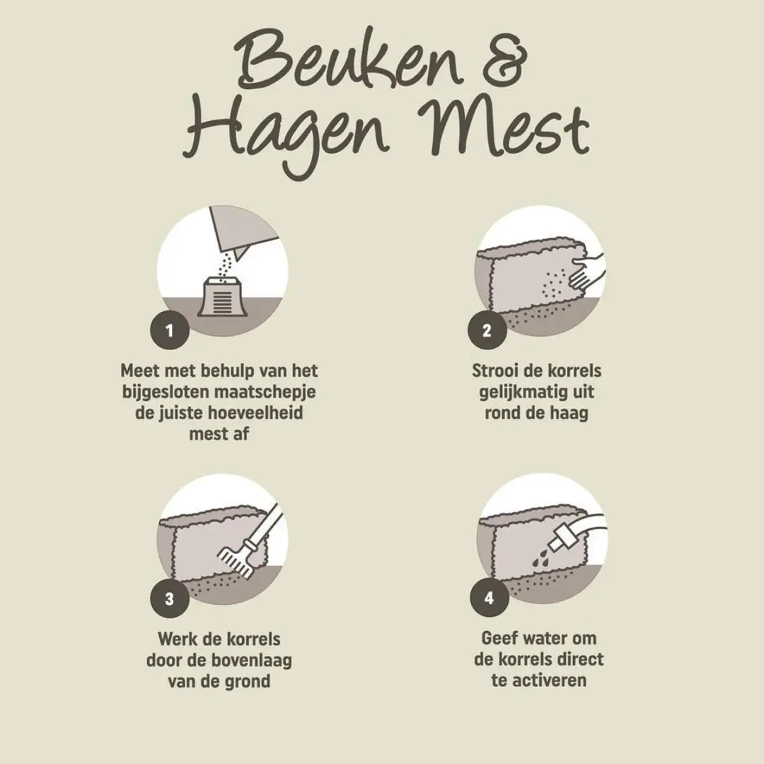 Pokon Beuken & Hagen Mest 2,5kg - 3-in-1 - afbeelding 3 van 6