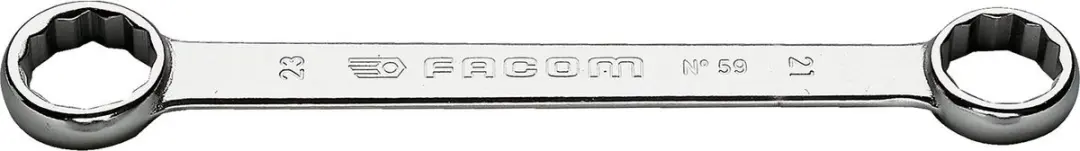 Facom 59.8x9 rechte 12-kantringsleutels 14x15mm