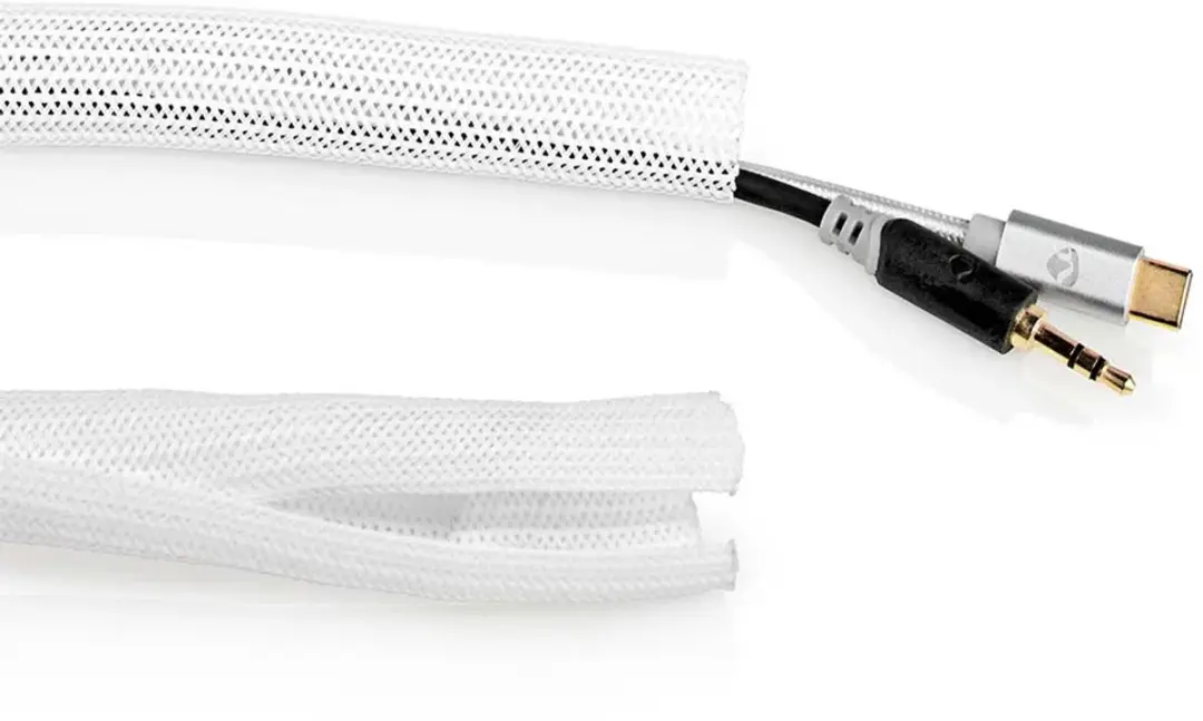 Nedis Kabelmanagement Sleeve 15mm - Wit