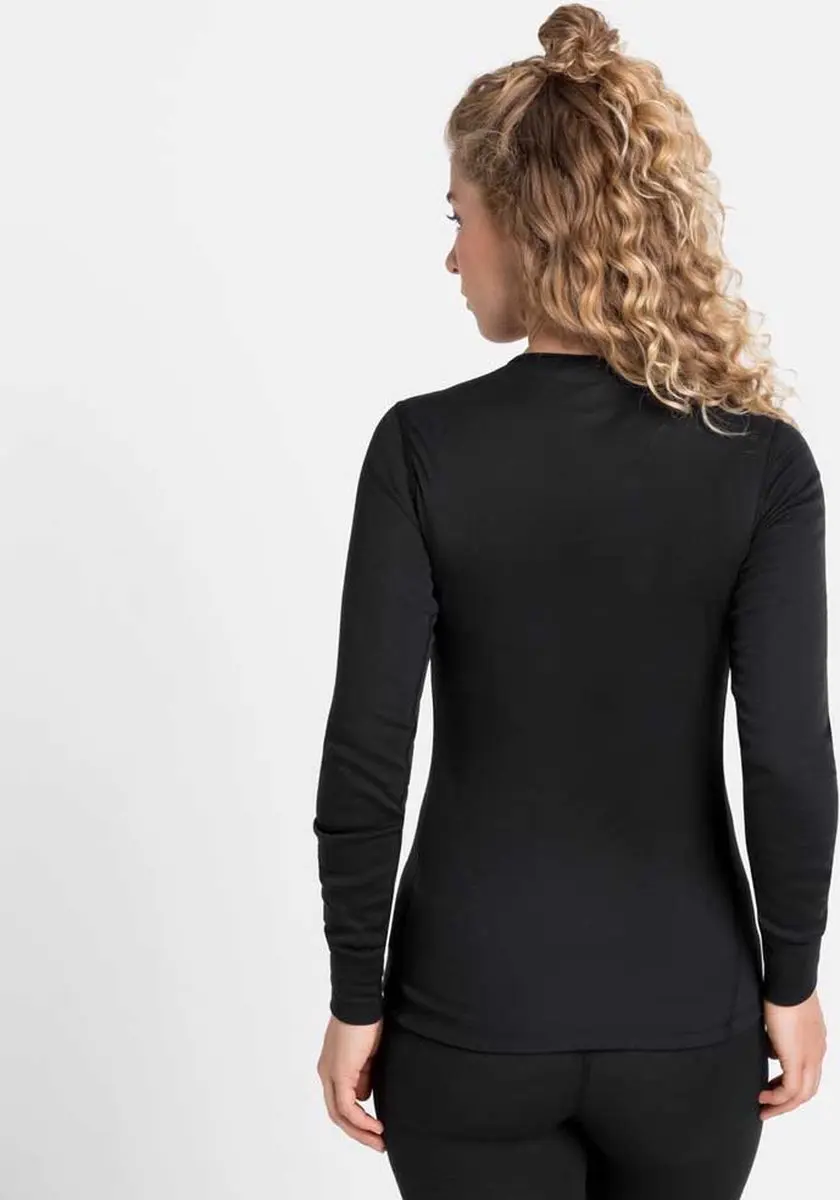 ODLO Active Warm Thermoshirt Dames - S - Zwart