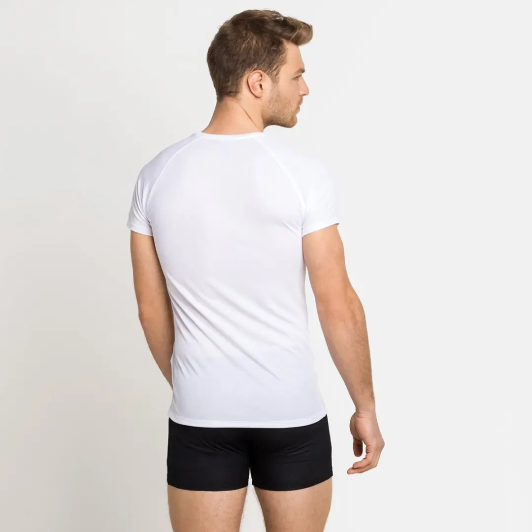 ODLO BL TOP Crew Neck T-shirt ACTIVE F-DRY LIGHT - Maat S - Wit - afbeelding 3 van 6