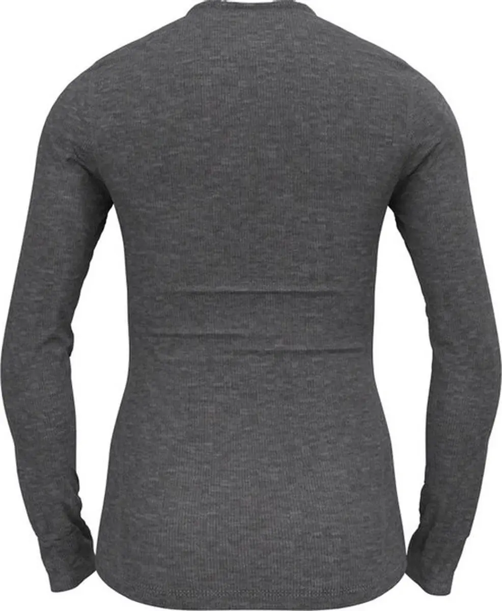 ODLO Active Warm Thermoshirt Dames XL - Donkergrijs
