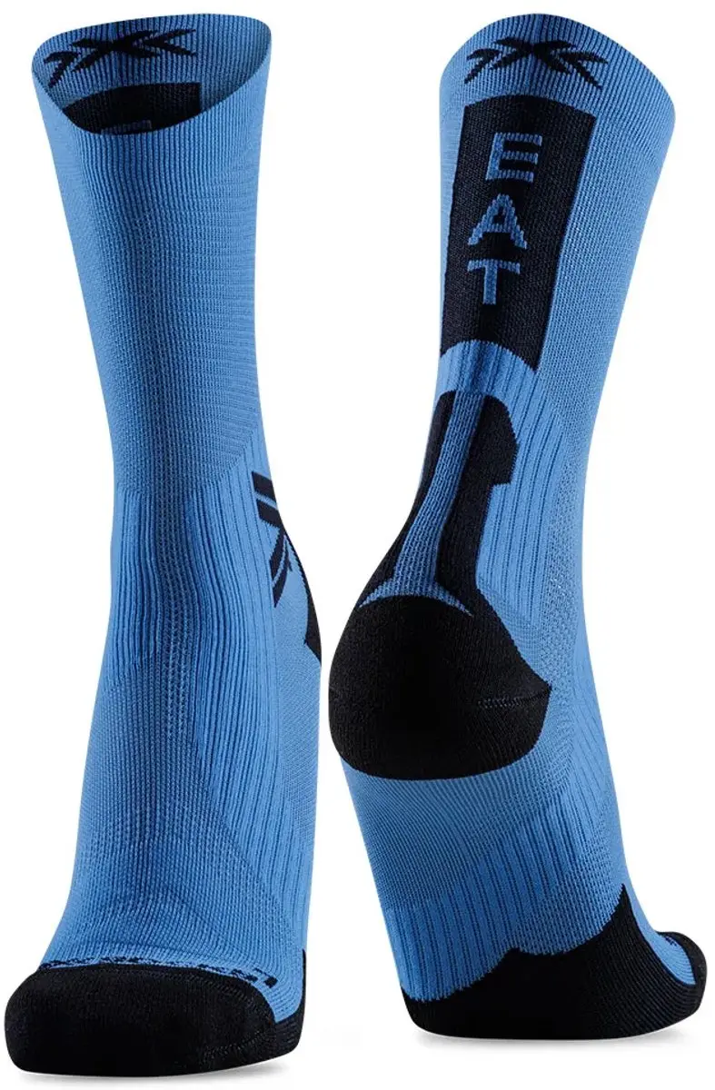 X-Bionic Bike Perform Lange Sokken - Mineral Blue - EU 39-41