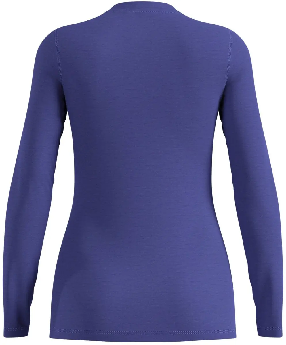 ODLO Natural Merino 160 Crew Neck Dames - XS - Paars - afbeelding 2 van 2