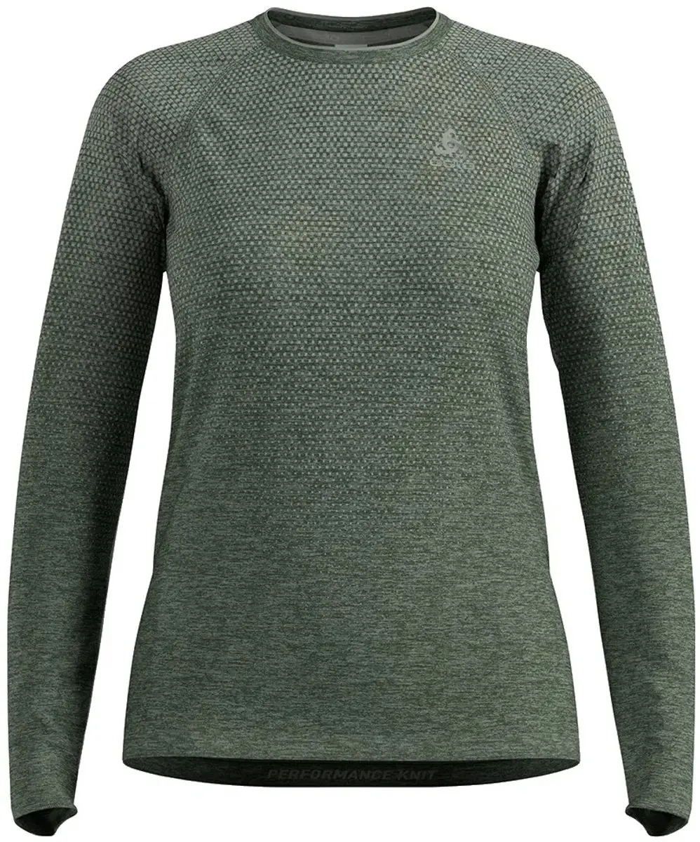ODLO Women Essential Seamless Longsleeve - L - Groen - afbeelding 3 van 4