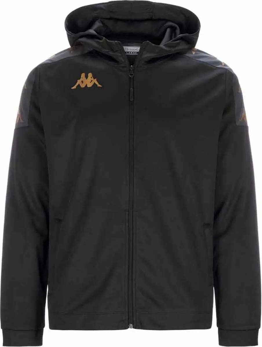 Kappa Grevolo Sweatshirt Met Rits Zwart L Man