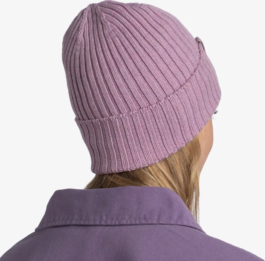 Buff Knitted Neckwarmer Norval Pansy - Paars