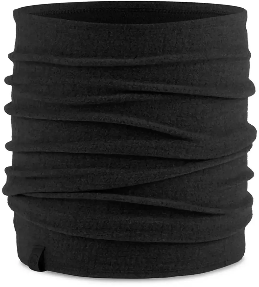 Buff Merino Fleece Nekwarmer - Zwart