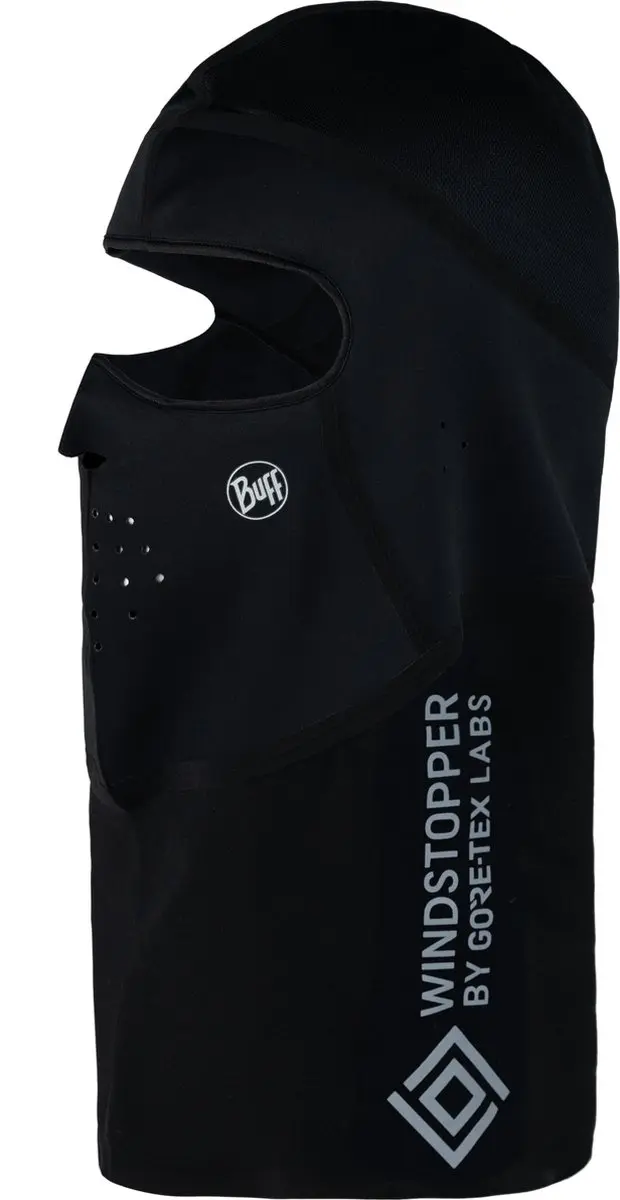 Buff Windproof Balaclava SOLID BLACK - Zwart - afbeelding 6 van 6