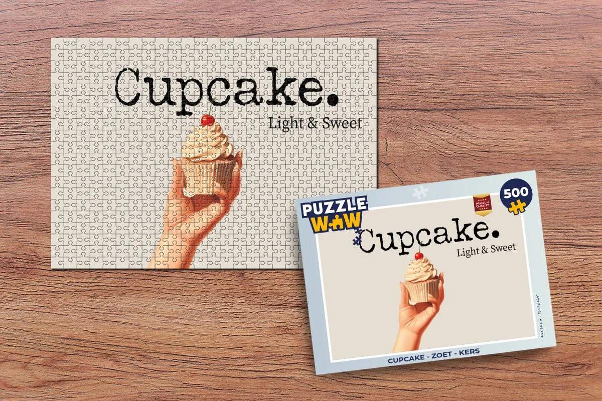 PuzzleWow Cupcake Legpuzzel 500 Stuks - MPN 8721179511273