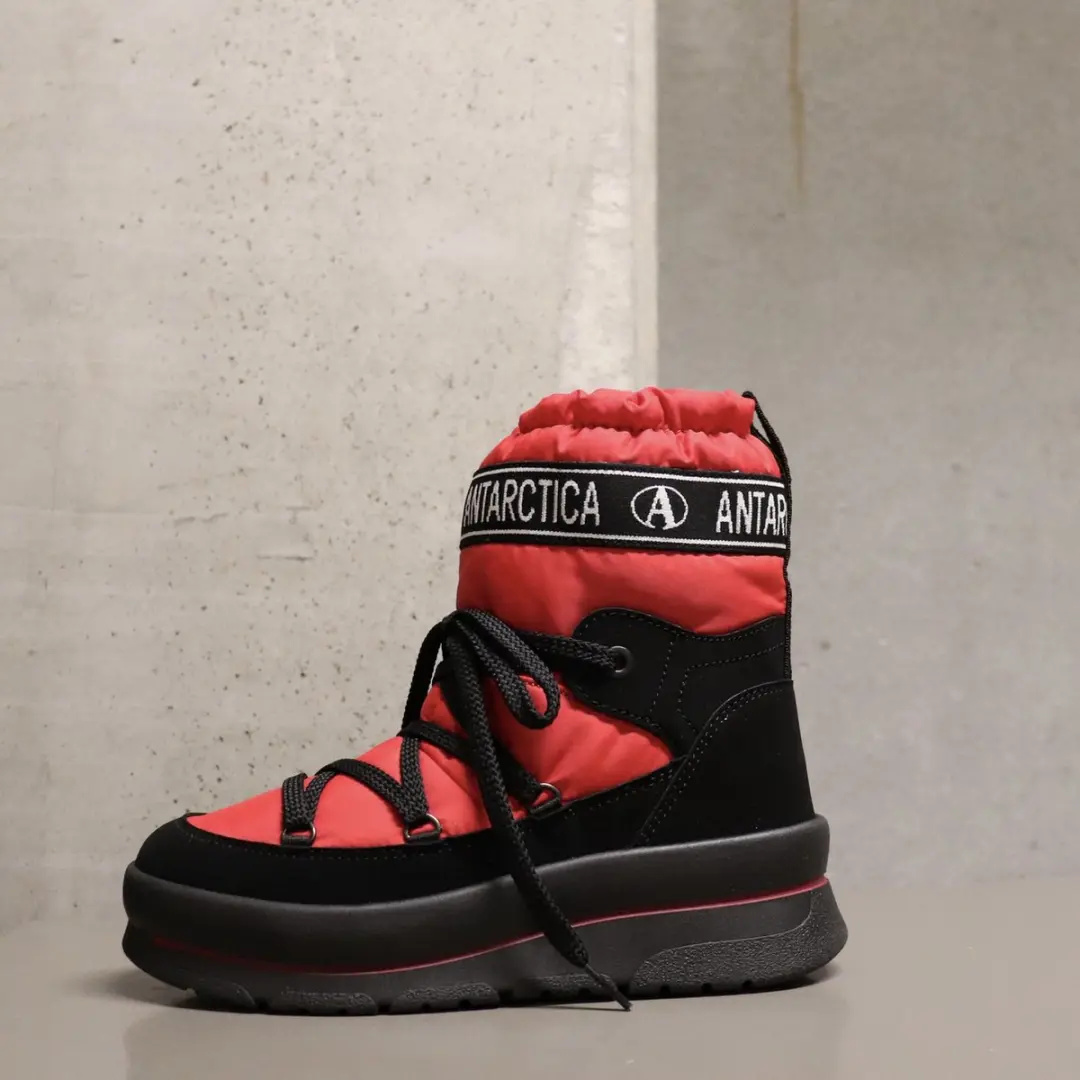 Antarctica 6187 Snowboots Dames - Rood/Zwart - Maat 40 - afbeelding 6 van 6
