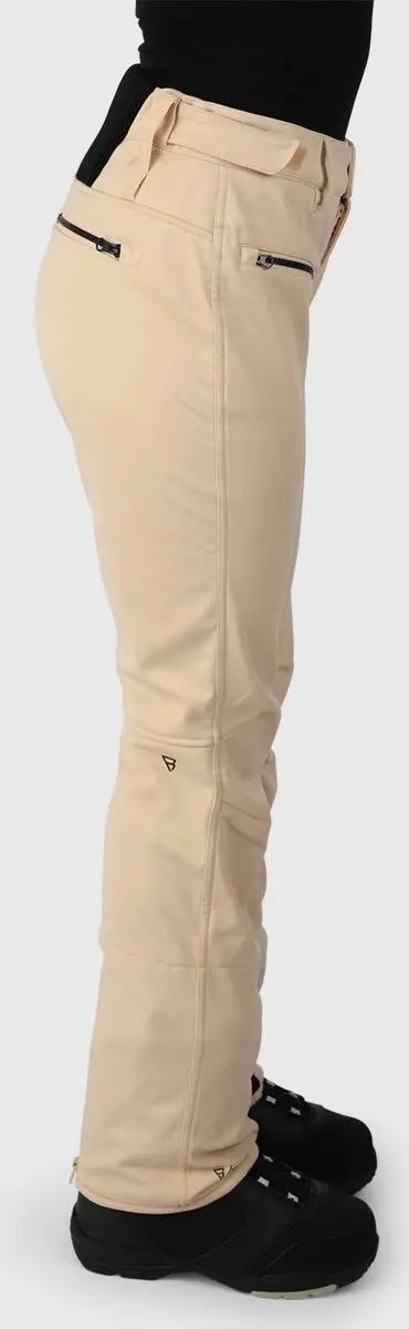 Brunotti Coldlake Dames Softshell Skibroek XS - Wit/Beige - afbeelding 5 van 6